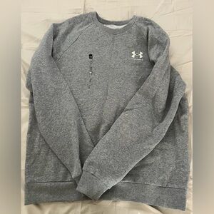 Under Armour Heather Gray Crewneck Sweatshirt